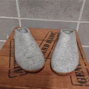 NWT GLERUPS US 10 SIZE EU 44 GREY RUBBER SLIPON SHOES RETAIL $99.95